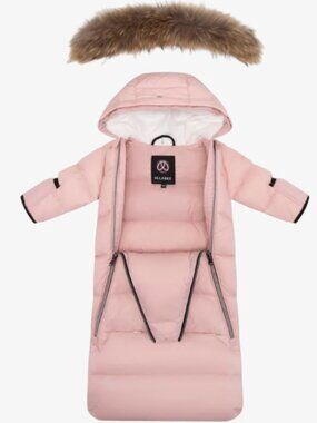 Ellabee pink baby snowsuit